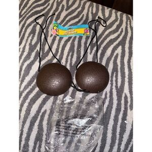NWT plastic coconut shell bra